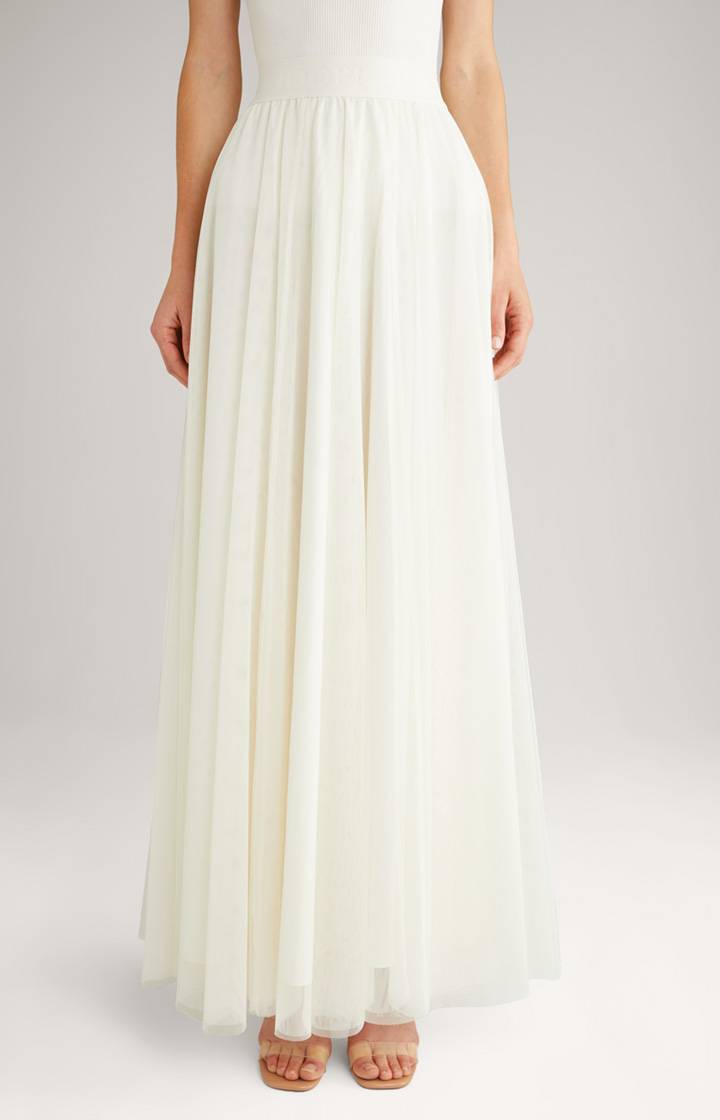 Joop Maxi-Tüllrock in Offwhite