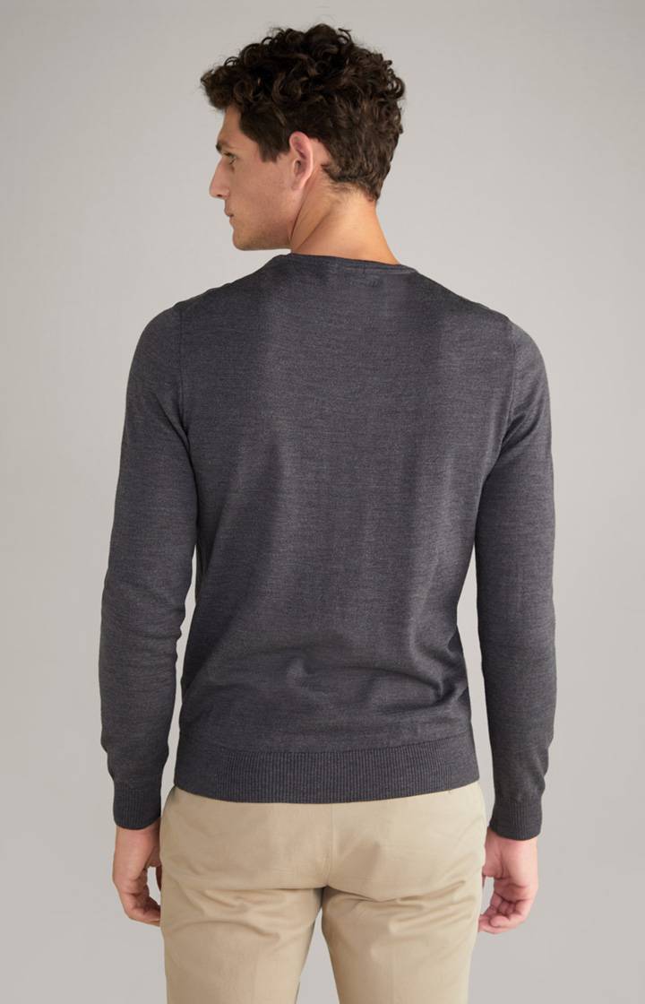 Joop Merinowoll-Pullover Damien In Anthrazit