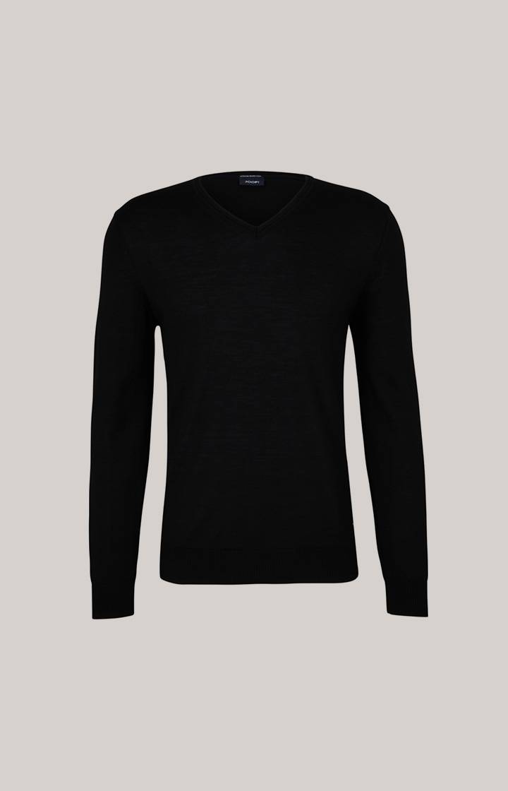 Joop Merinowoll-Pullover Damien In Schwarz