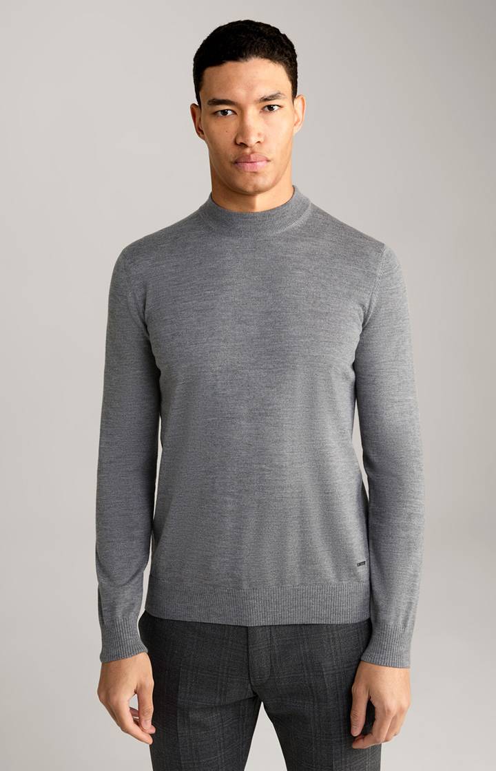 Joop Merinowoll-Pullover Davide in Grau