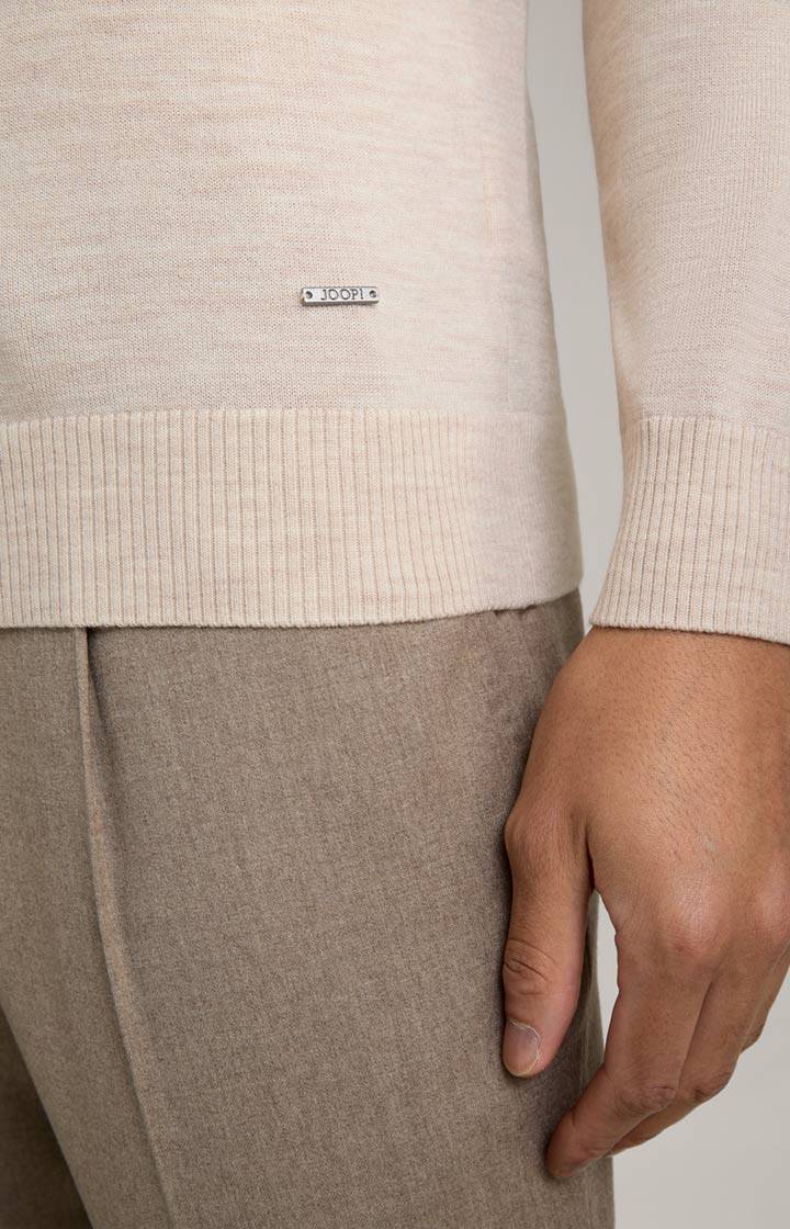 Joop Merinowoll-Pullover Davide In Hellbeige