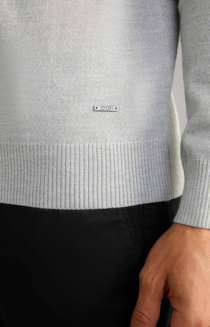 Joop Merinowoll-Pullover Davide In Hellgrau