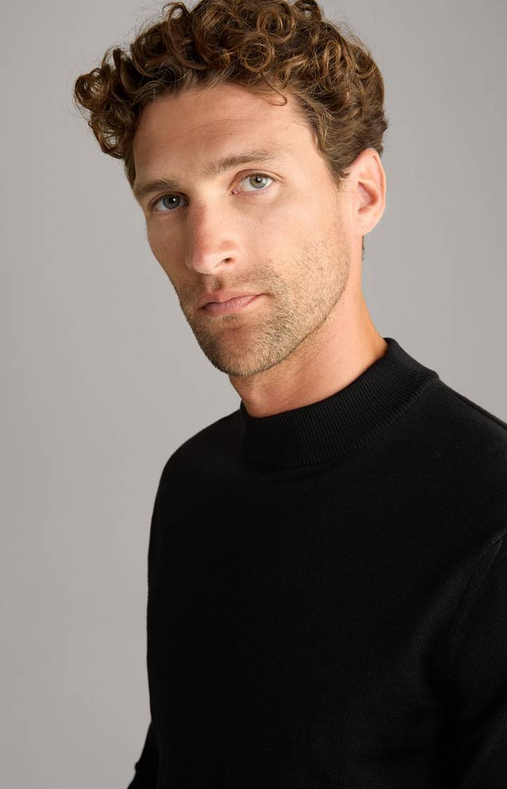 Joop Merinowoll-Pullover Davide In Schwarz