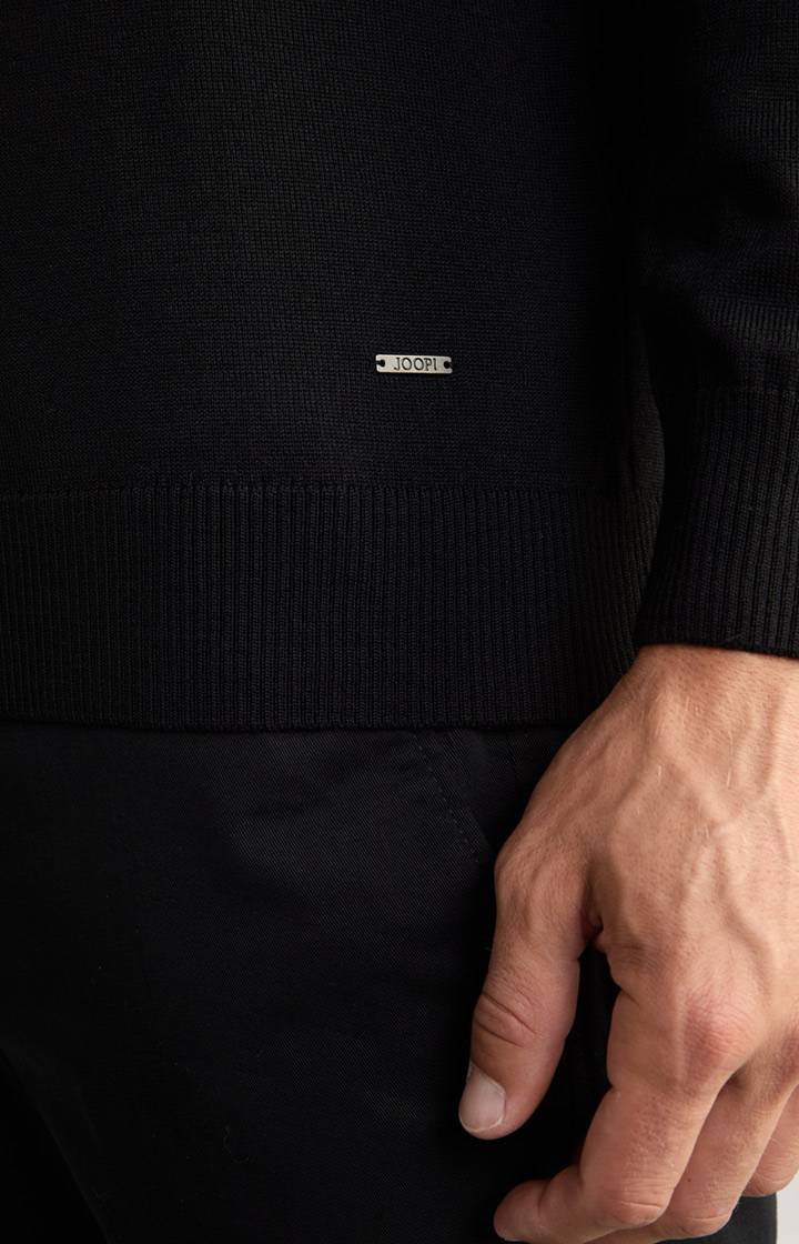 Joop Merinowoll-Pullover Davide In Schwarz