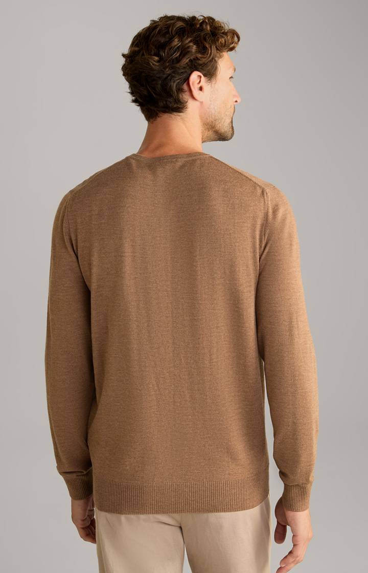 Joop Merinowoll-Pullover Denny In Dunkelbeige