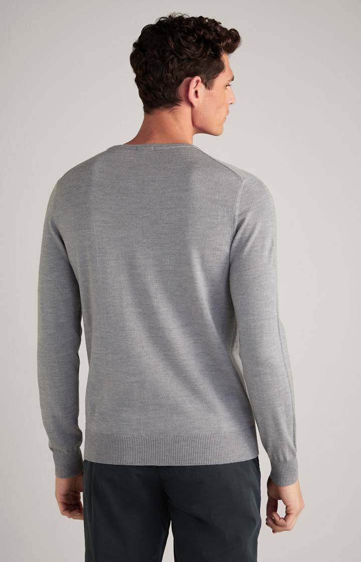 Joop Merinowoll-Pullover Denny In Grau Meliert