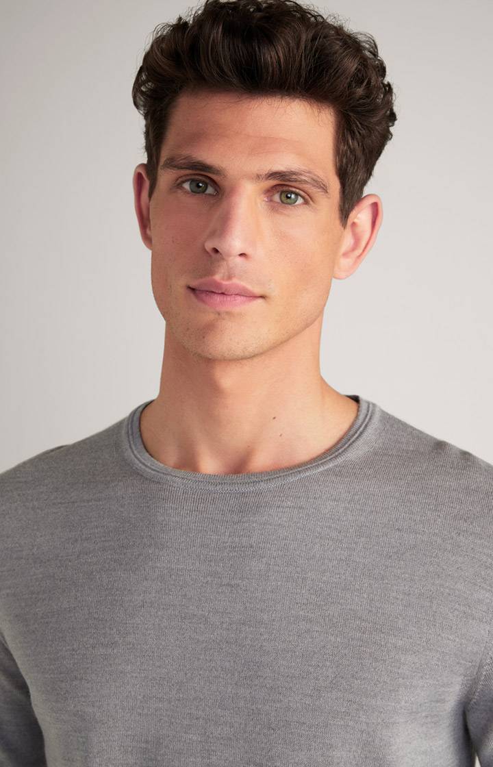 Joop Merinowoll-Pullover Denny In Grau Meliert