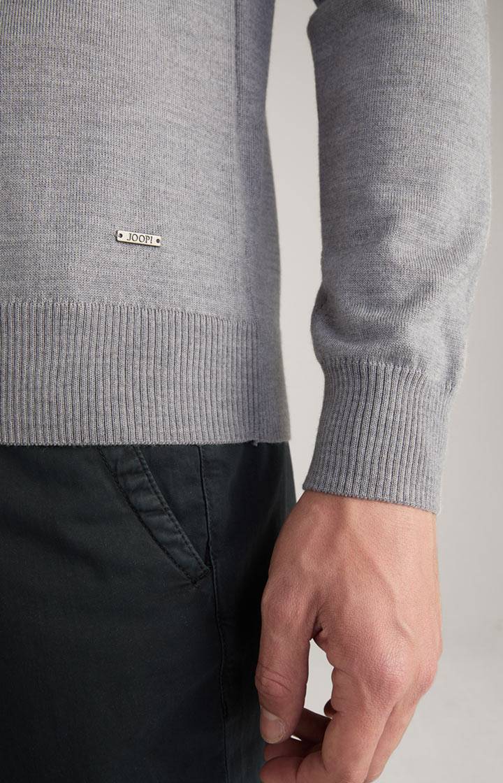 Joop Merinowoll-Pullover Denny In Grau Meliert