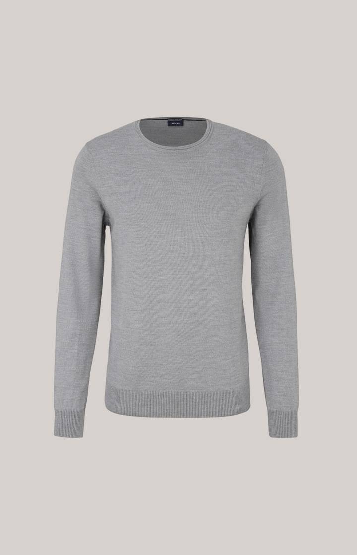 Joop Merinowoll-Pullover Denny In Grau Meliert