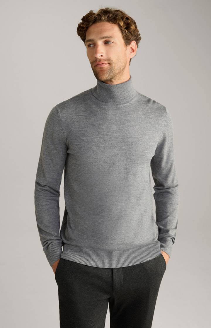 Joop Merinowoll-Pullover Donte in Grau