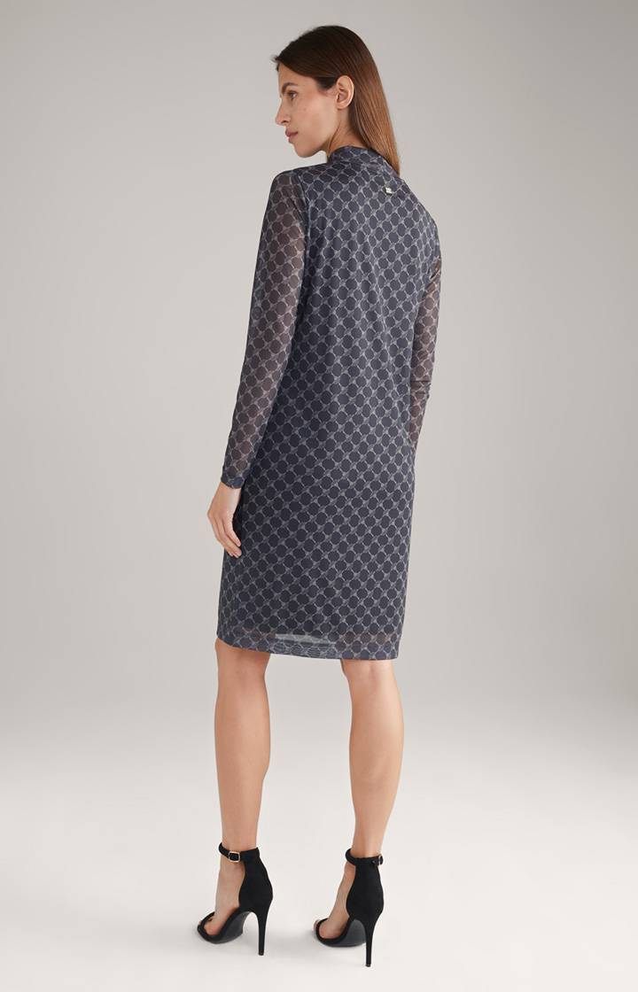 Joop Mesh-Kleid In Grau Gemustert
