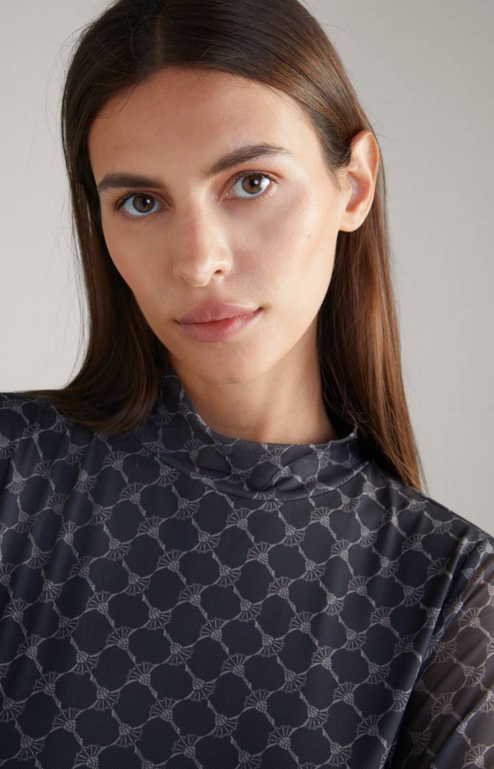 Joop Mesh-Kleid In Grau Gemustert