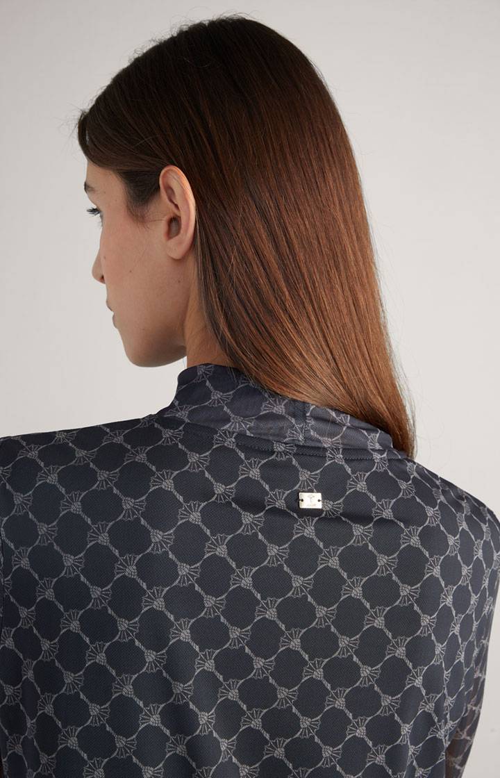 Joop Mesh-Kleid In Grau Gemustert