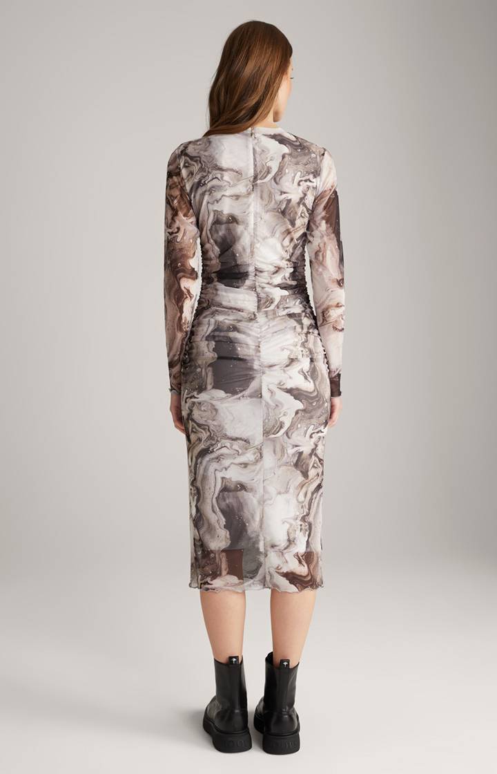 Joop Mesh-Kleid In Offwhite/Schwarz