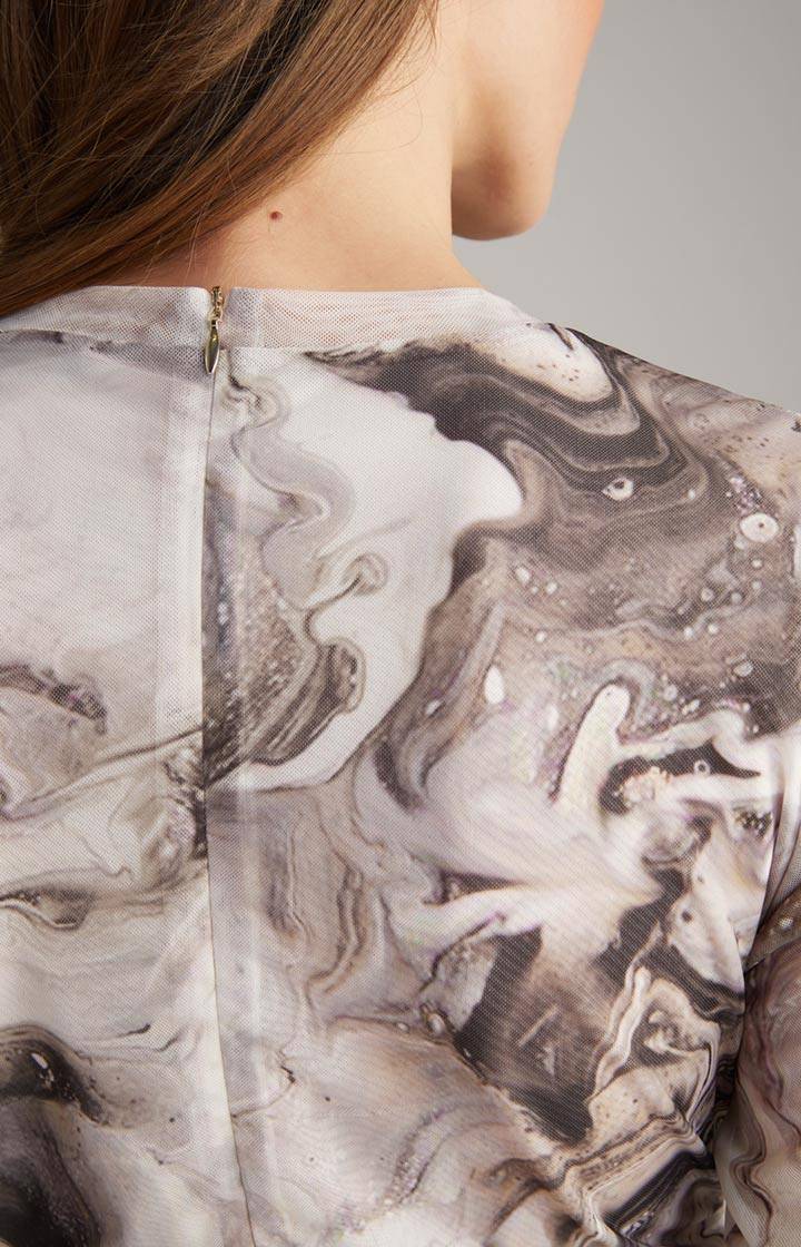 Joop Mesh-Kleid In Offwhite/Schwarz