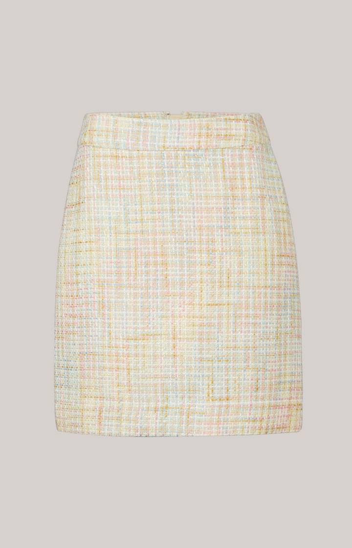 Joop Mini-Rock In Pastellgelb/Rosa Gemustert