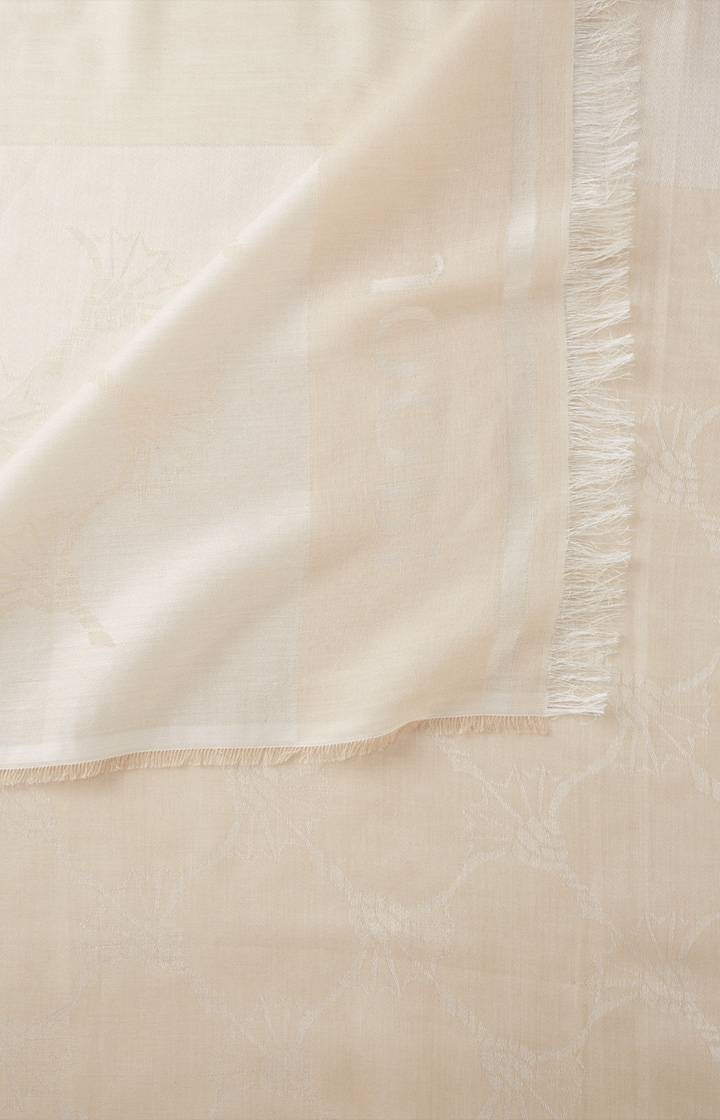 Joop Modal-Baumwoll-Schal In Beige