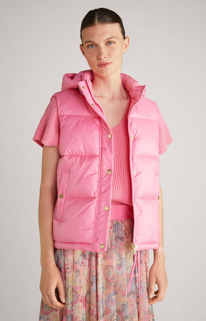 Joop Nylon-Steppweste in Pink