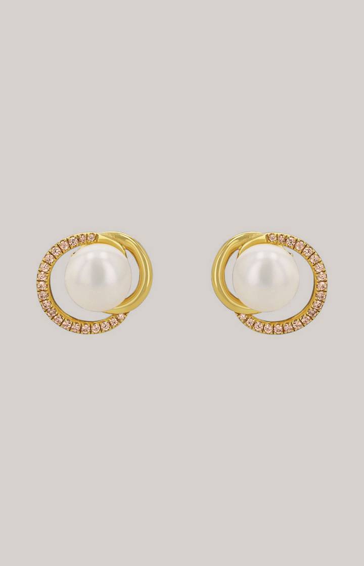 Joop Ohrstecker mit Perle in Gold