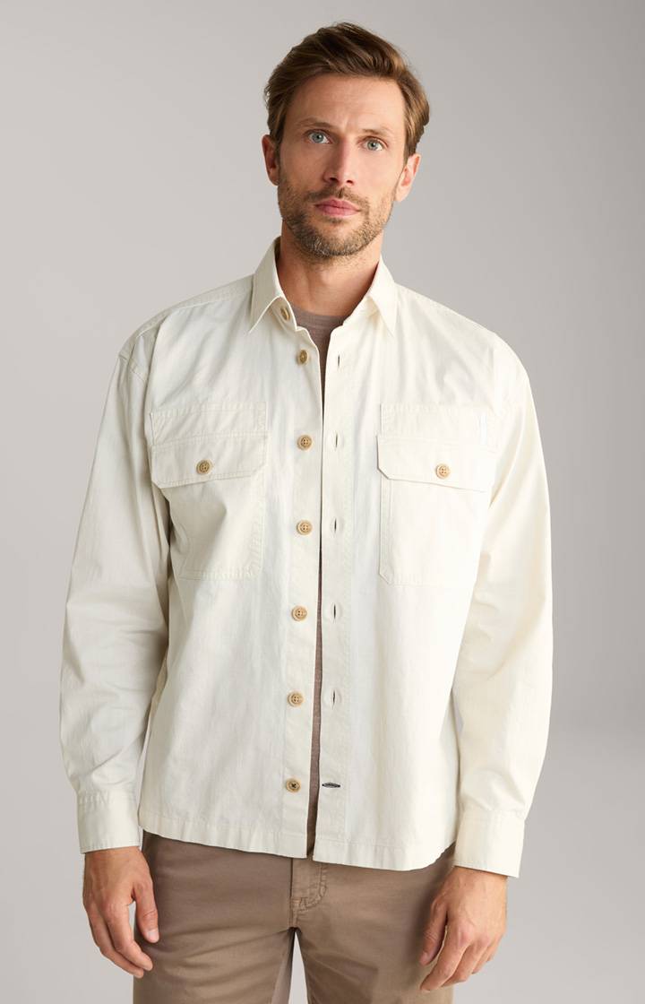 Joop Overshirt Hadwin in Offwhite