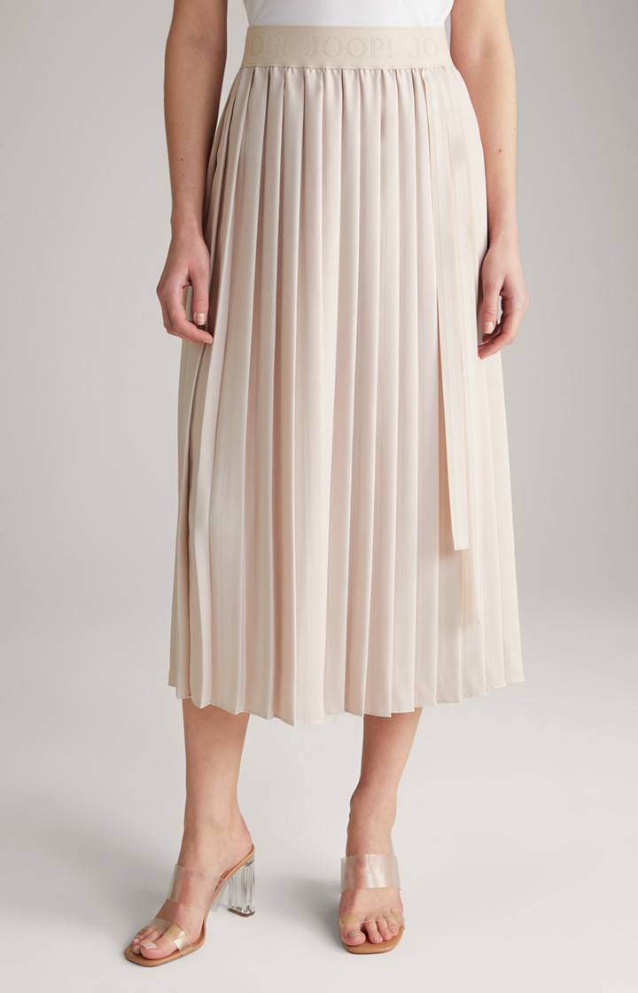 Joop Plissee-Rock in Nude