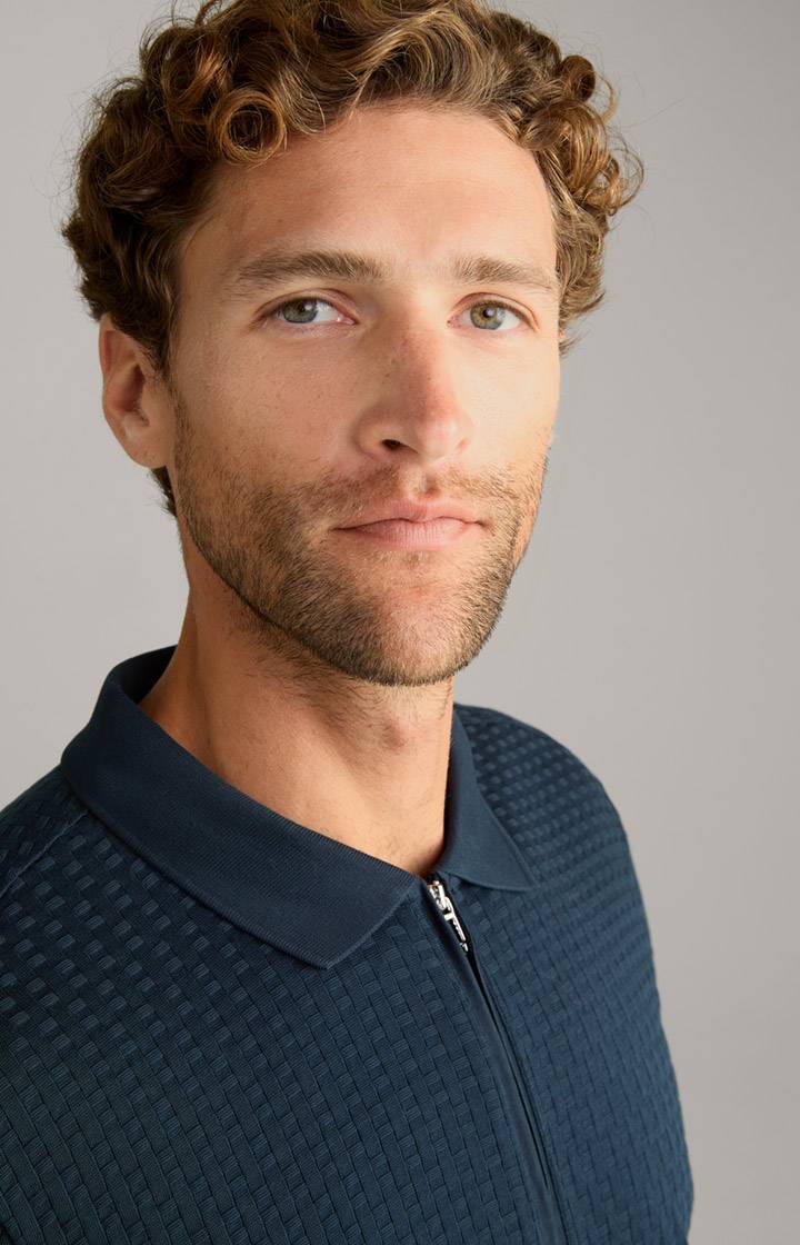 Joop Polo-Longsleeve Balian In Navy