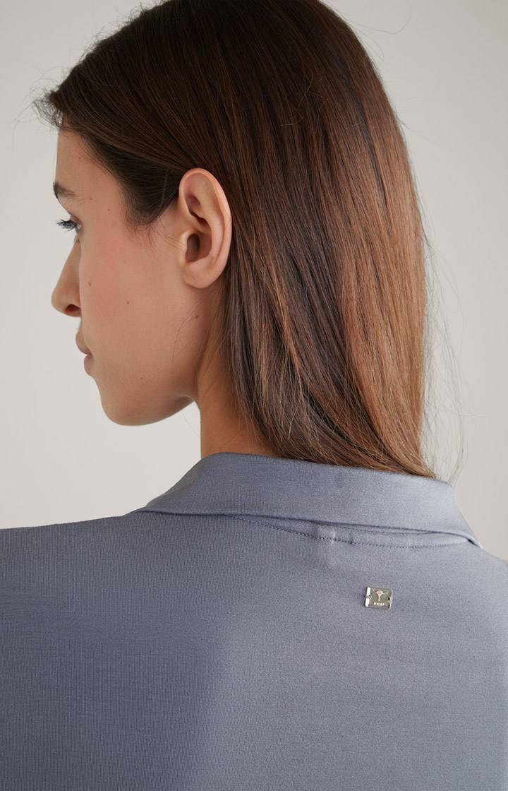 Joop Polo-Longsleeve In Grau