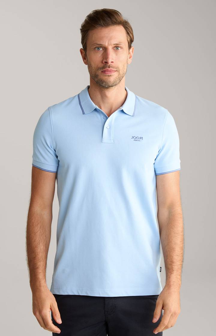 Joop Poloshirt Agnello in Hellblau