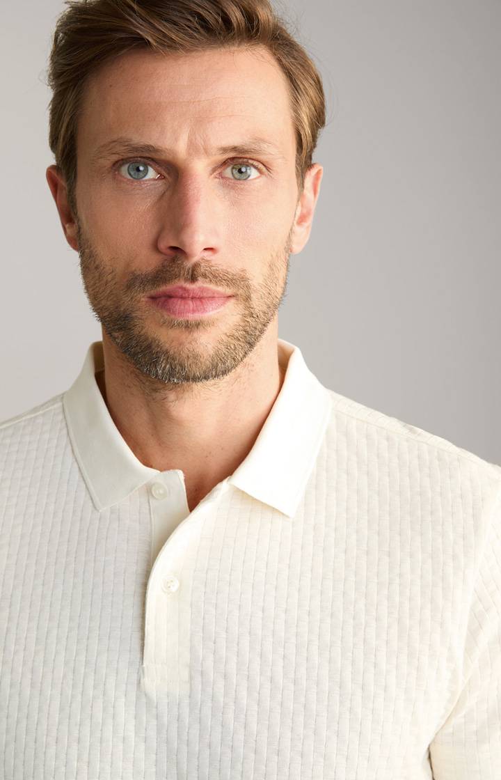 Joop Poloshirt Boris In Creme Strukturiert