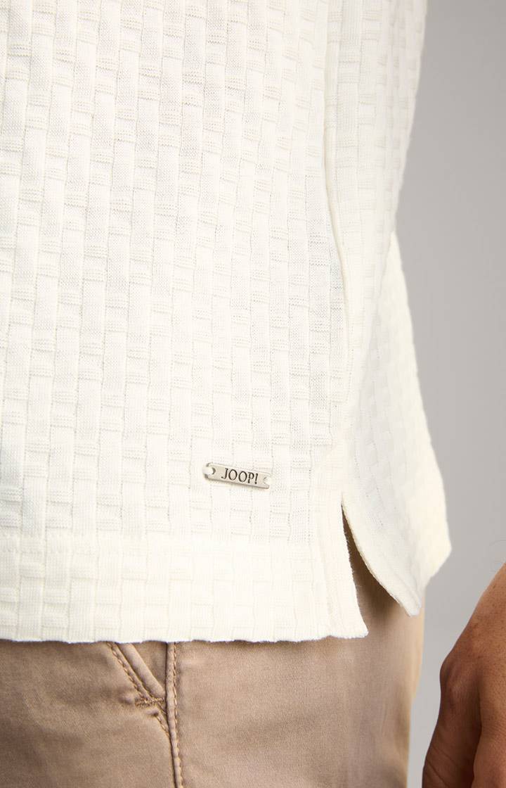 Joop Poloshirt Boris In Creme Strukturiert