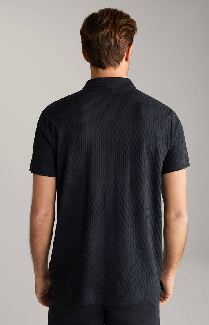 Joop Poloshirt Boris In Navy Strukturiert