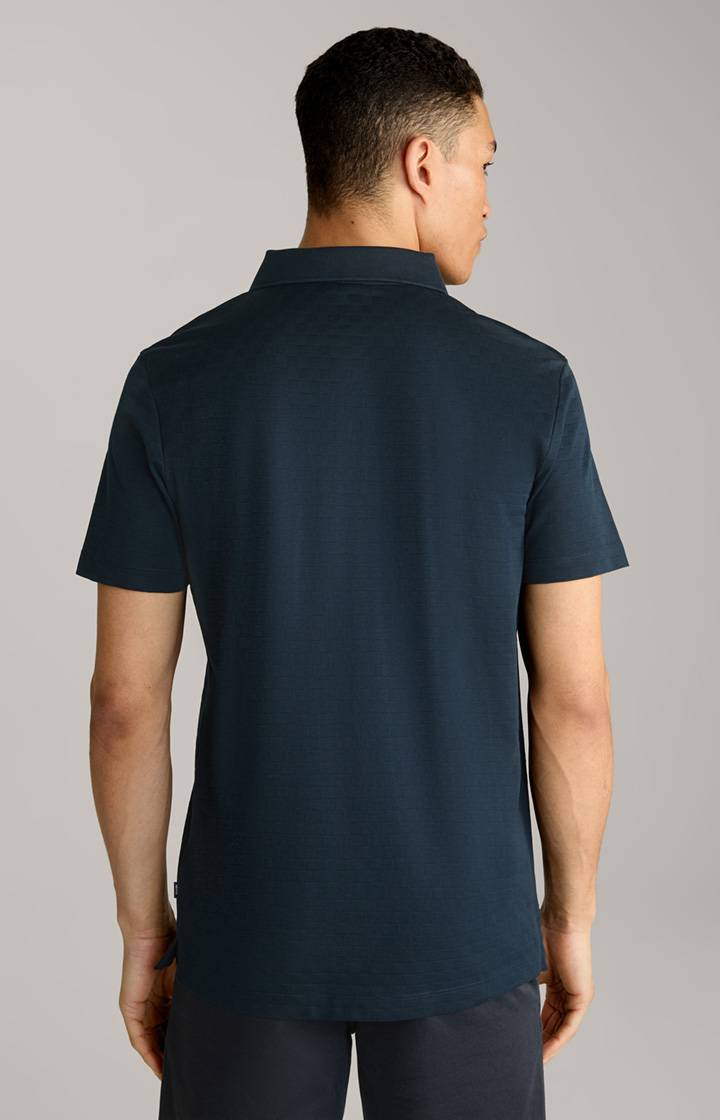 Joop Poloshirt Pacey In Navy Strukturiert