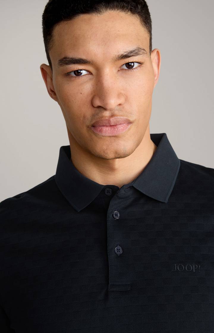 Joop Poloshirt Pacey In Schwarz Strukturiert
