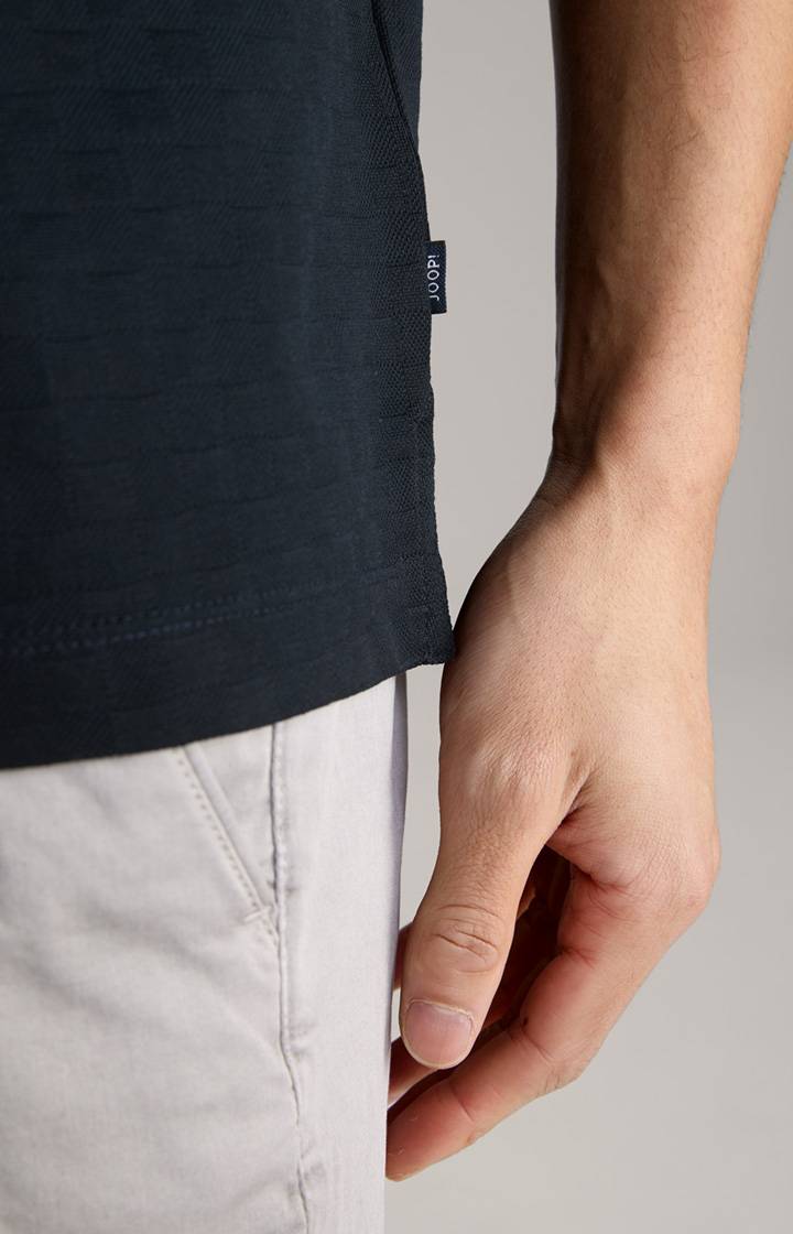 Joop Poloshirt Pacey In Schwarz Strukturiert