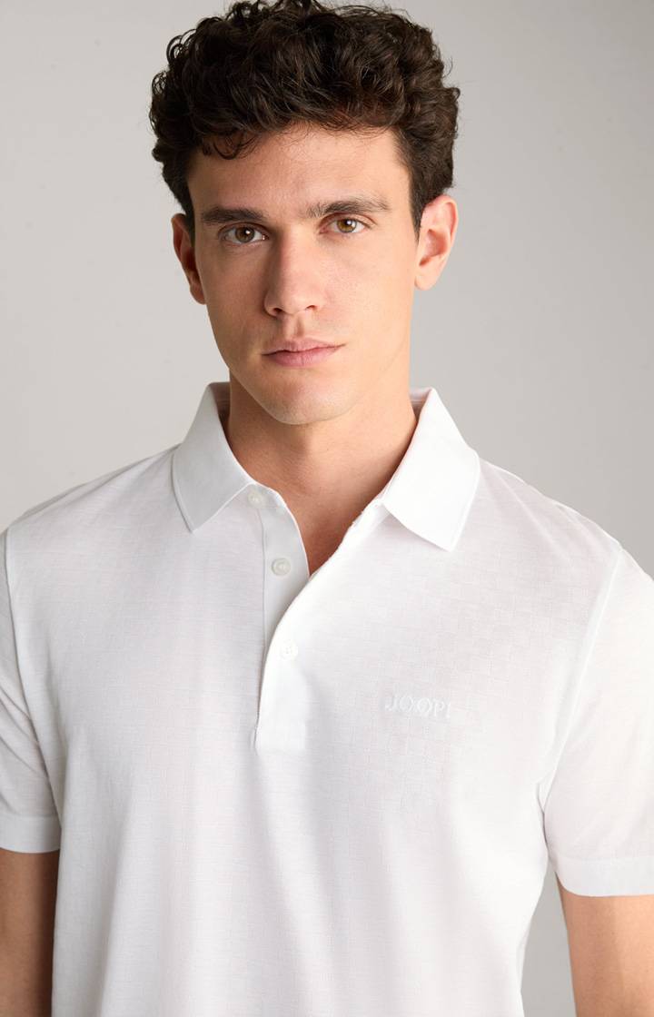 Joop Poloshirt Pacey In Weiß Strukturiert