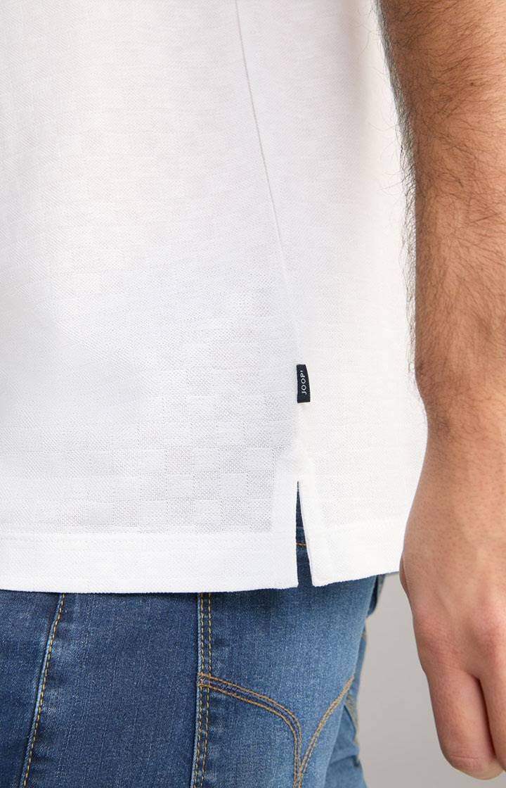 Joop Poloshirt Pacey In Weiß Strukturiert