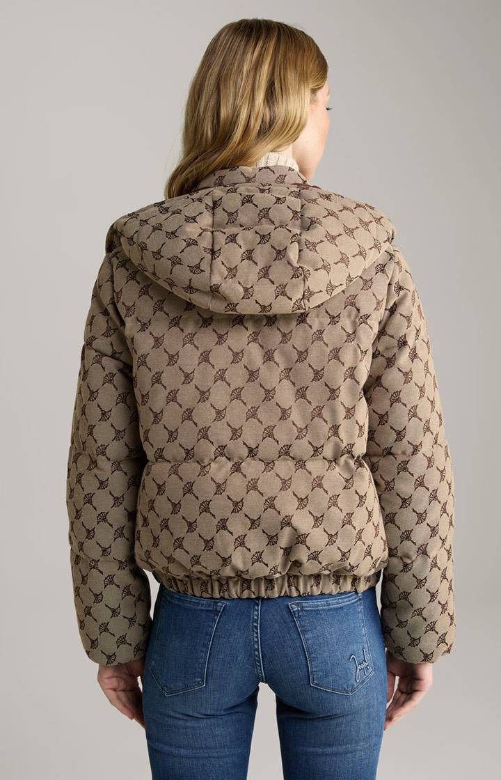 Joop Pufferjacke In Hellbraun Gemustert