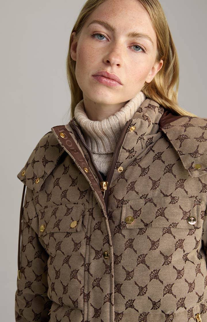 Joop Pufferjacke In Hellbraun Gemustert