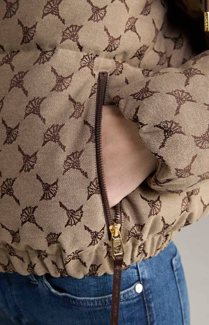 Joop Pufferjacke In Hellbraun Gemustert