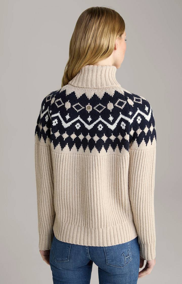 Joop Pullover In Beige/Navy