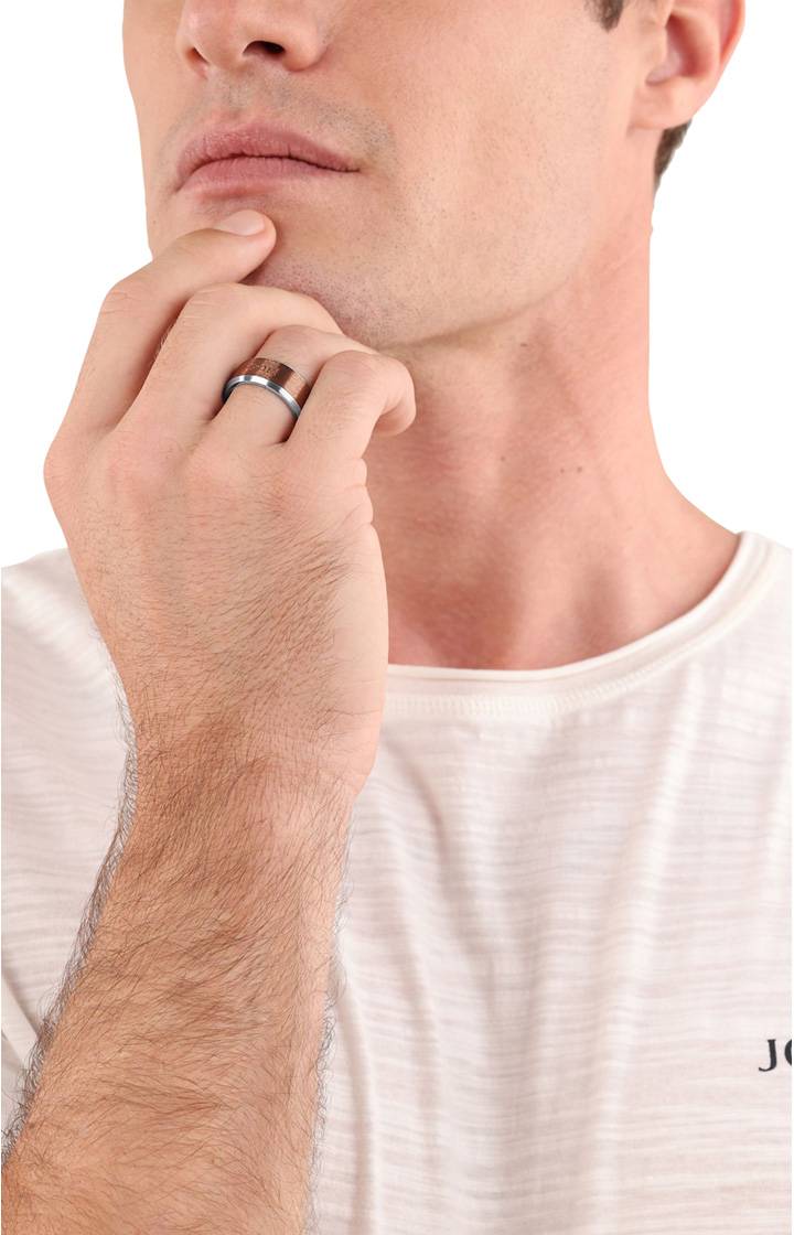 Joop Ring In Silber/Braun