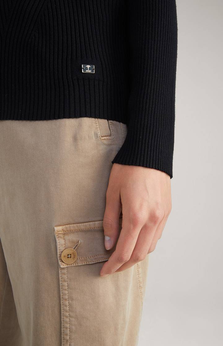 Joop Rippstrick-Jacke In Schwarz