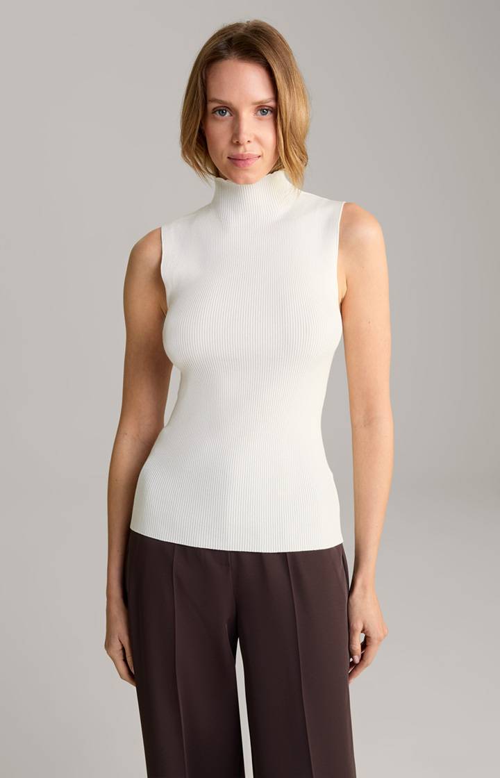 Joop Rippstrick-Shirt in Creme