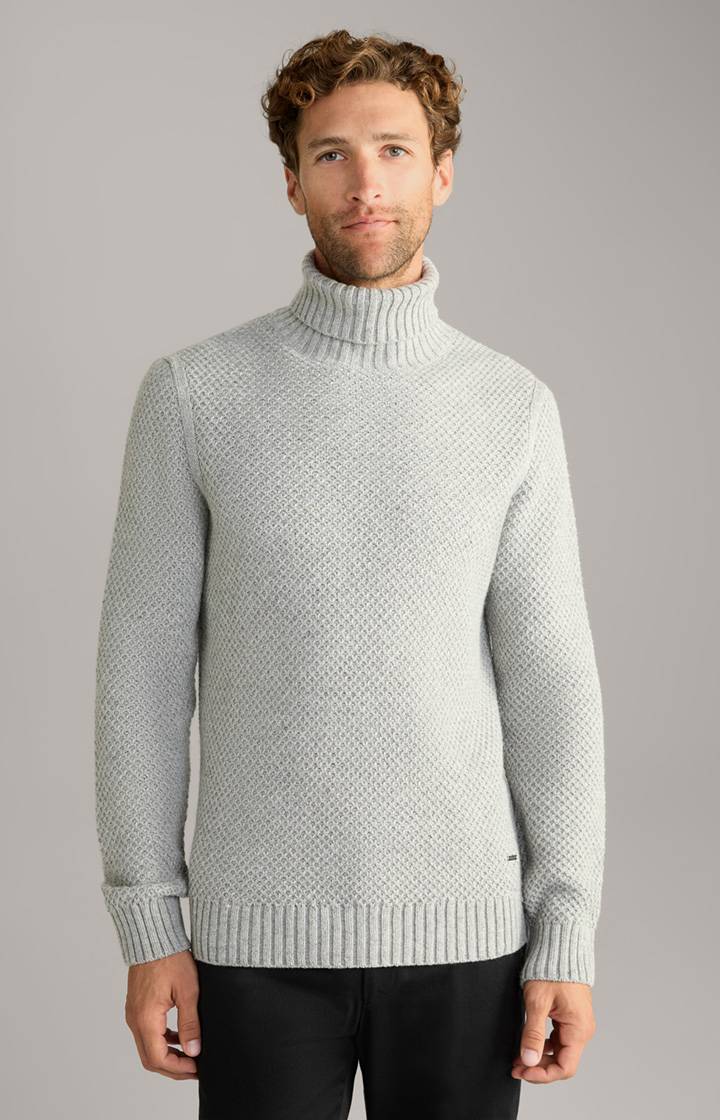 Joop Rollkragen-Pullover Bennor in Grau