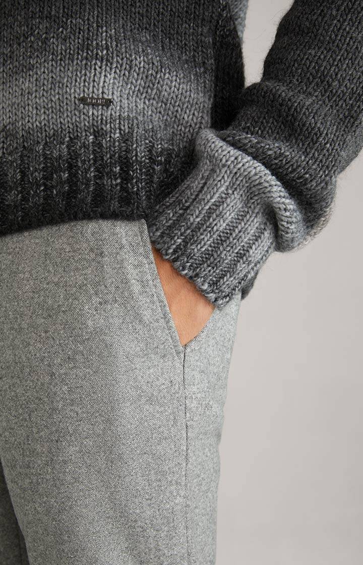 Joop Rollkragenpullover Bores In Schwarz Meliert