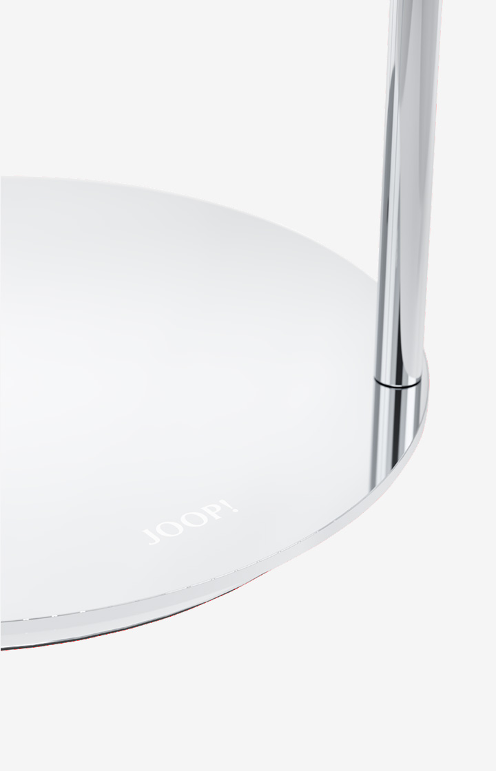 Joop JOOP! ROUND LIGHTS CHROME Tischleuchte, Fumé-Glas/Chrom