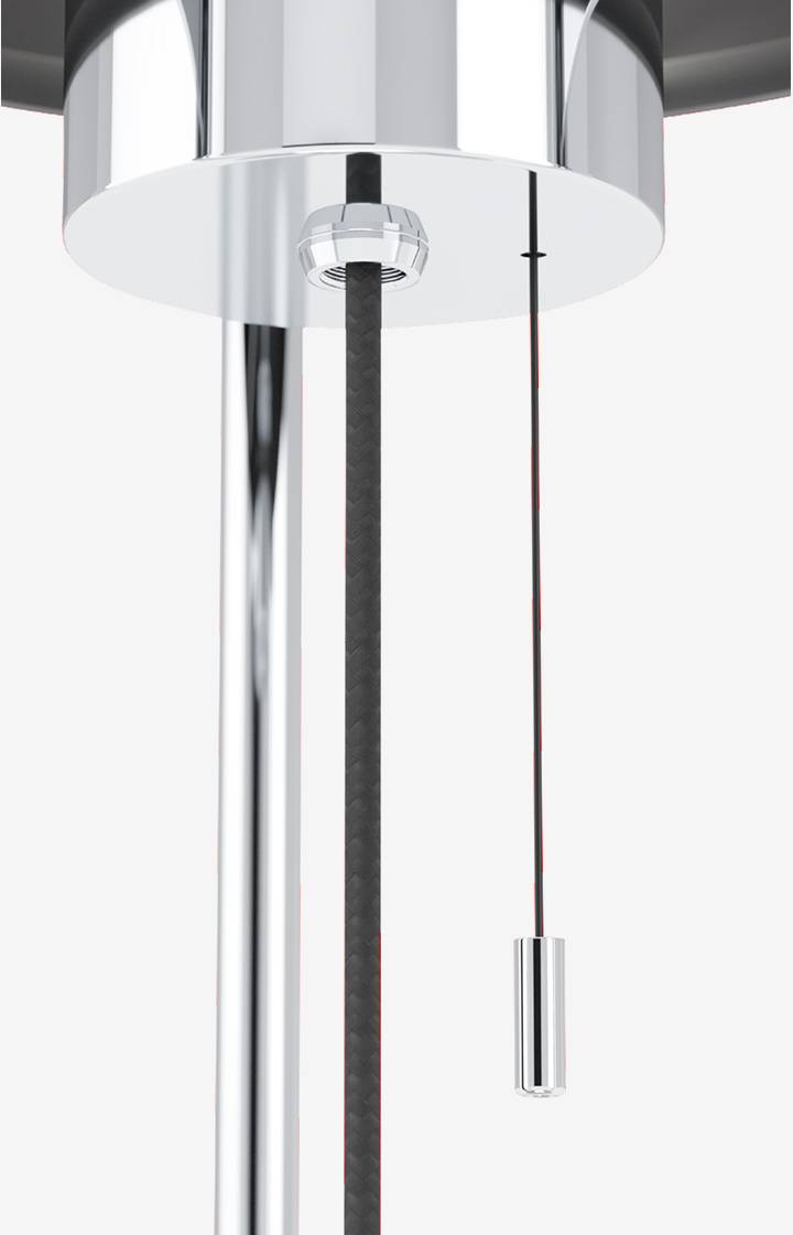 Joop JOOP! ROUND LIGHTS CHROME Tischleuchte, Schwarz/Chrom