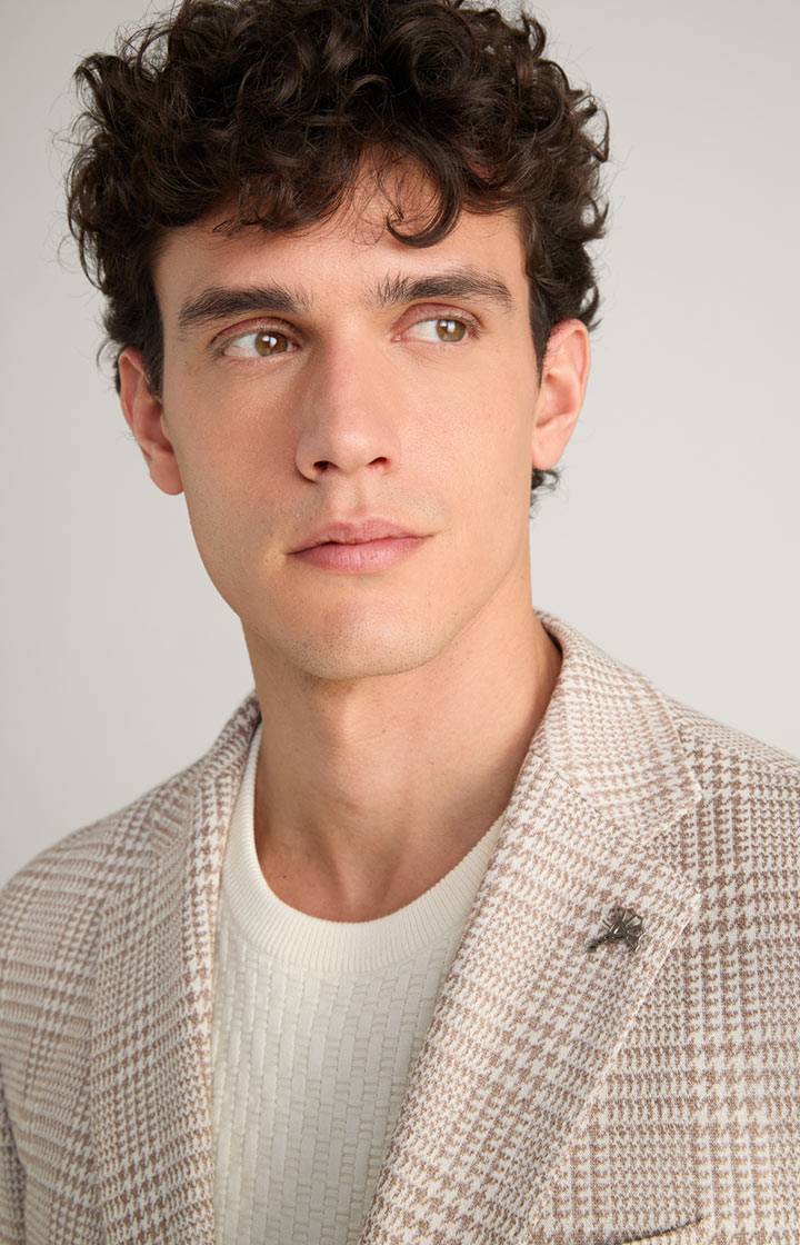 Joop Sakko Hoverest In Beige Kariert