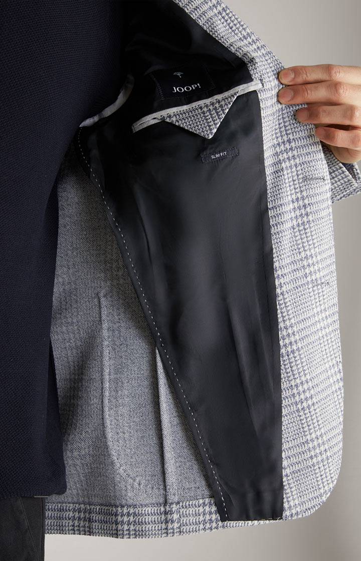 Joop Sakko Hoverest In Blau Kariert