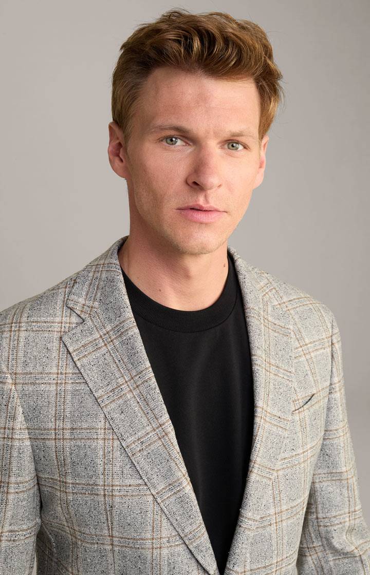 Joop Sakko Hoverest In Hellgrau Kariert